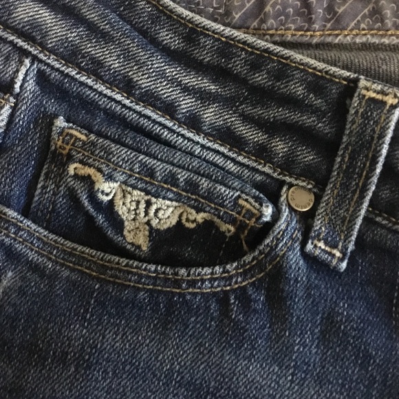 PAIGE Laurel Canyon Rose Vine Bootcut Jeans W28 - Picture 5 of 6